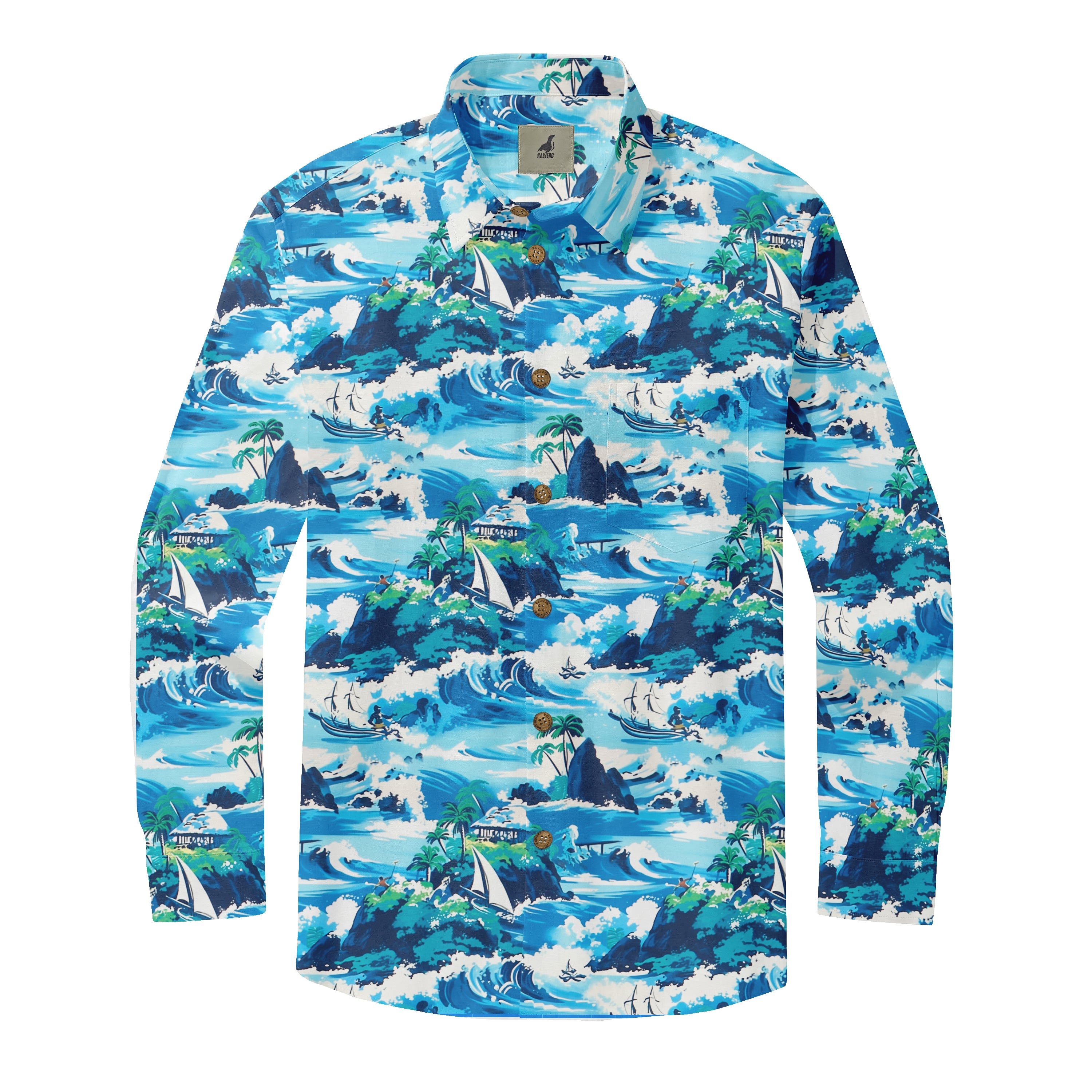 Ocean Breeze Long Sleeve Shirts