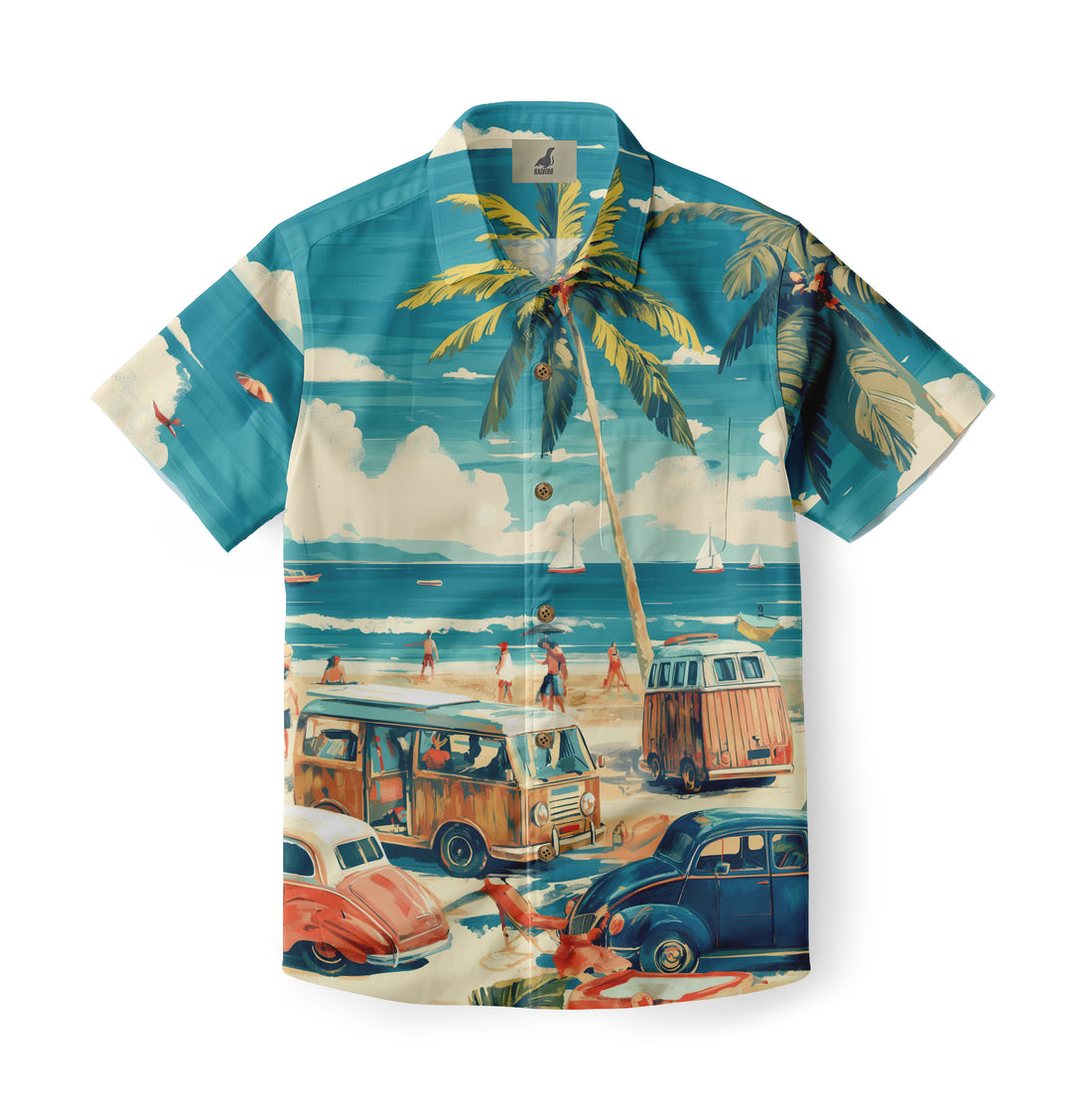 Vintage Beach Vibes Short-Sleeve Shirt