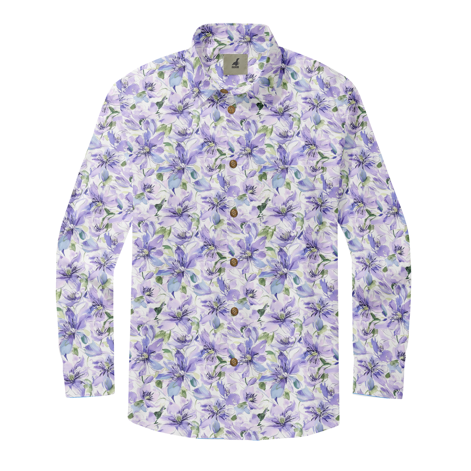 Lavender Whisper Long Sleeve Shirts