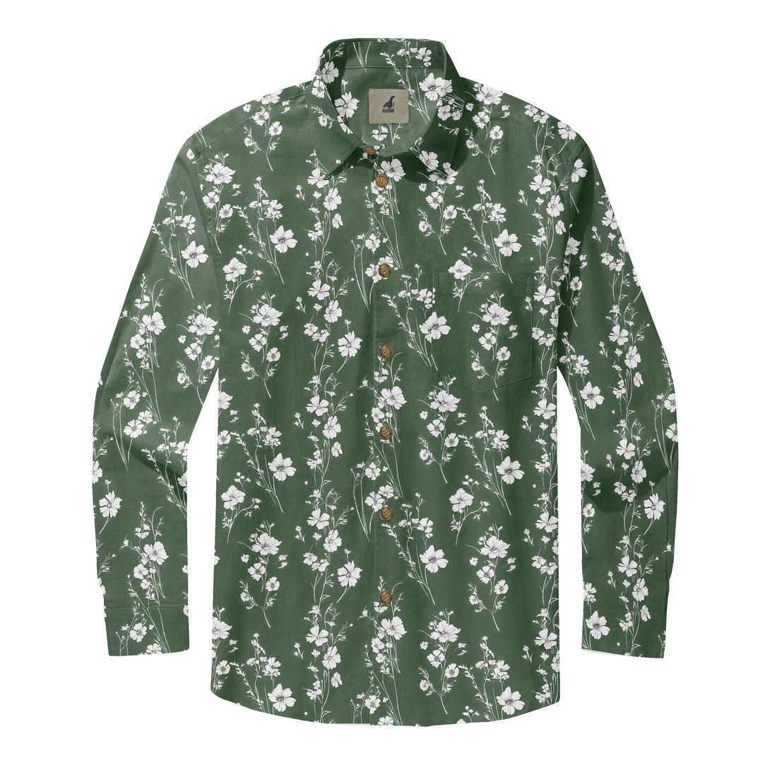 Tranquil Blossoms Long Sleeve Shirts