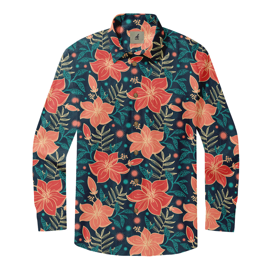 Starlit Blossoms Long Sleeve Shirts