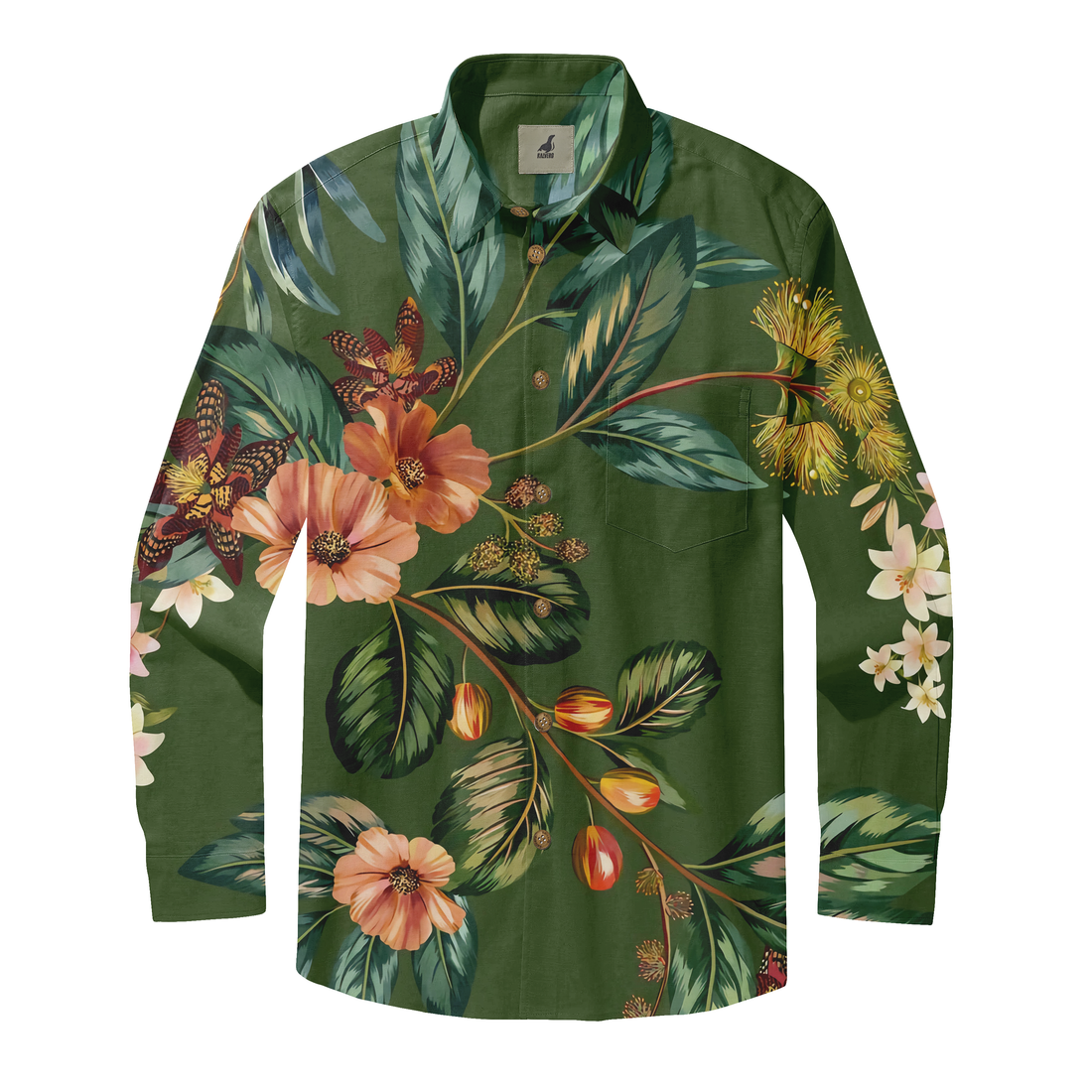 Tropical Harmony Long Sleeve Shirts