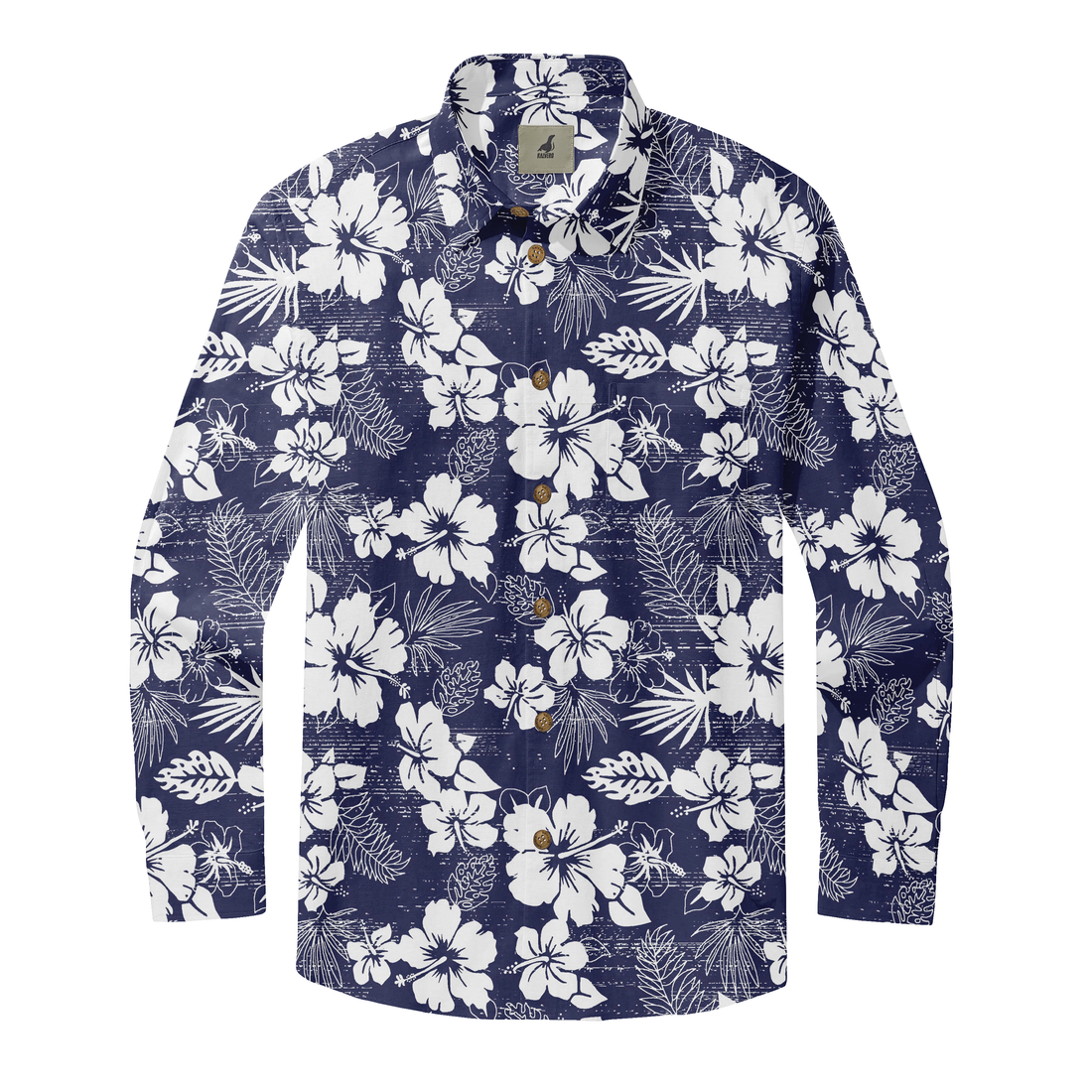 Ocean Night Blooms Long Sleeve Shirts